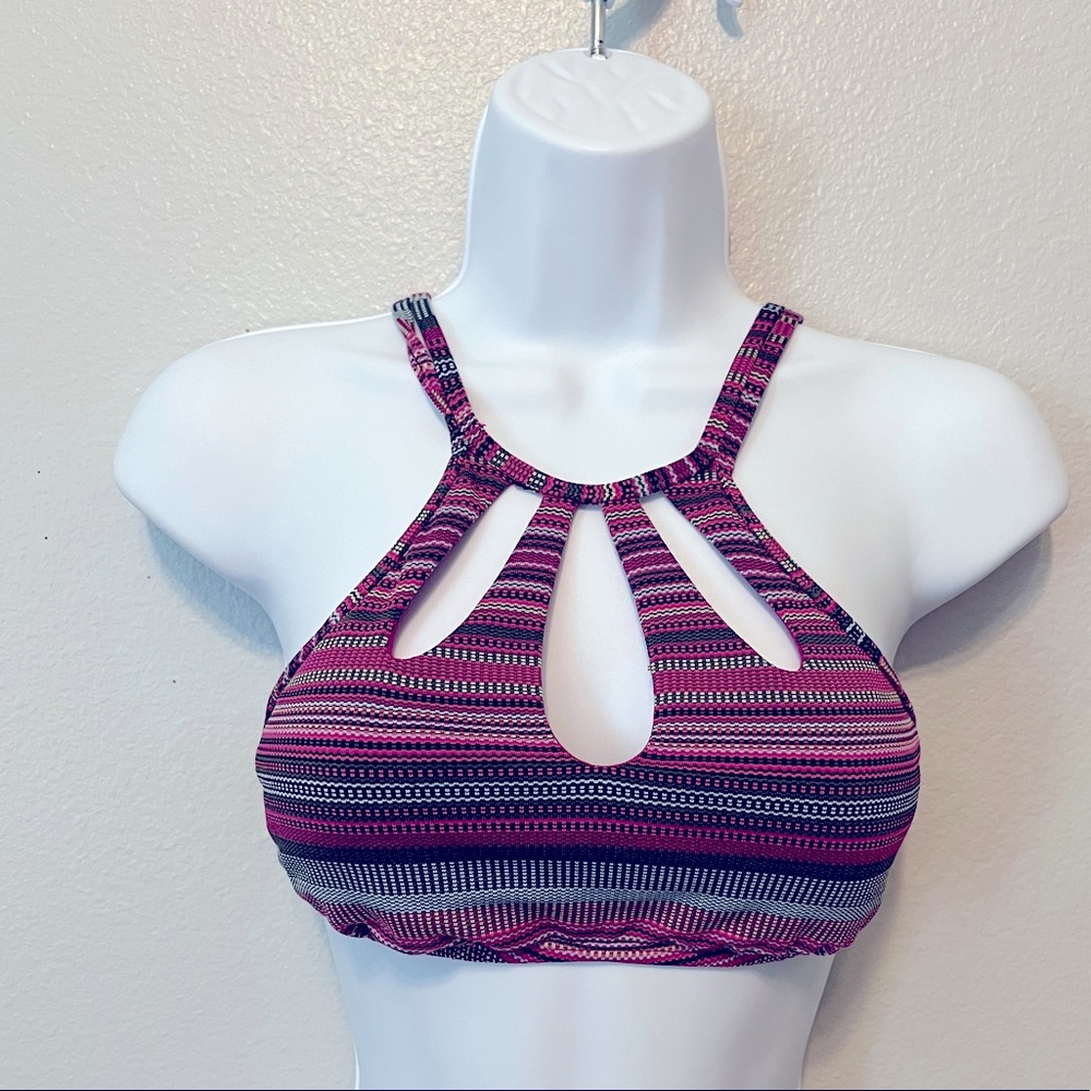 Bikini top with removable cups from bikini lab